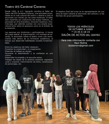 Cartel - Escuela Teatro