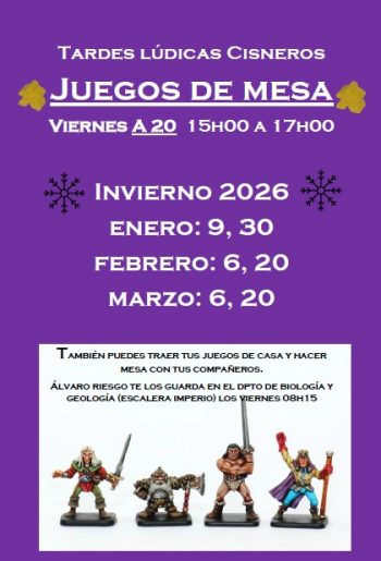 Cartel - Tardes Lúdicas