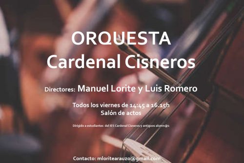 cartel orquesta