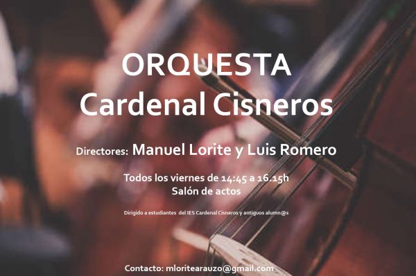 cartel orquesta